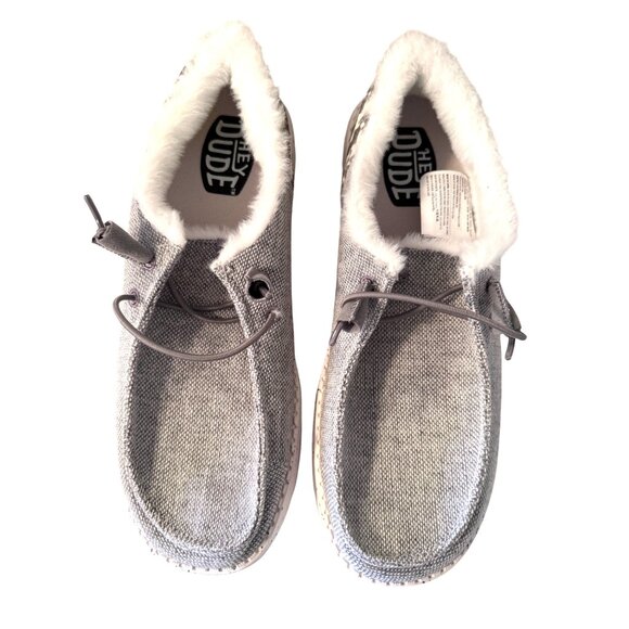 Hey Dude Wendy Funk Wool Size 9 Women's Light Gray NWT - Picture 6 of 9
